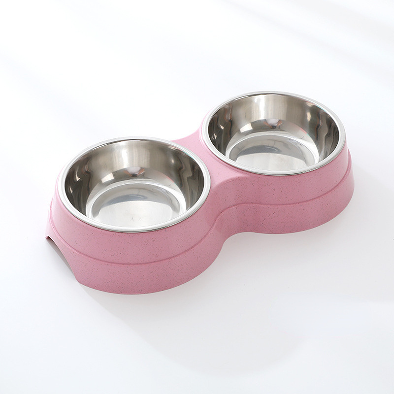 Double Pet Bowls Dog Food Water Feeder Stainless Steel Pet Drinking Dish Feeder Cat Puppy Feeding Supplies Small Dog Accessories - Image 10