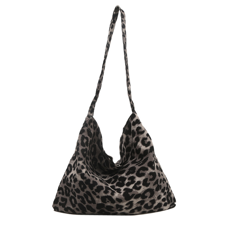 Simple Large Capacity Urban Fashion Leopard Print Shoulder Messenger Bag - Image 4