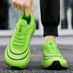 Wide Sole Flyknit Mesh Shoes Sports