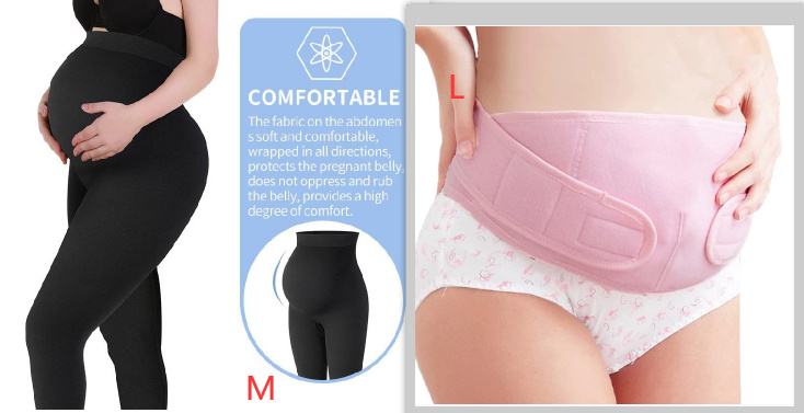 Maternity Leggings High Waist Pants Women Pregnancy Clothes - Image 3