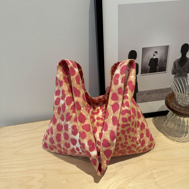 Simple Large Capacity Urban Fashion Leopard Print Shoulder Messenger Bag - Image 2