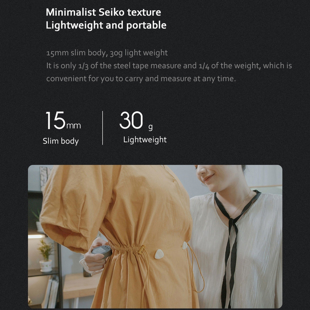 Distance Measuring Instrument Electronic Measuring Ruler Tape Measure High Definition Digital LCD High Precision Electronic Measuring Ruler Tool - Image 6