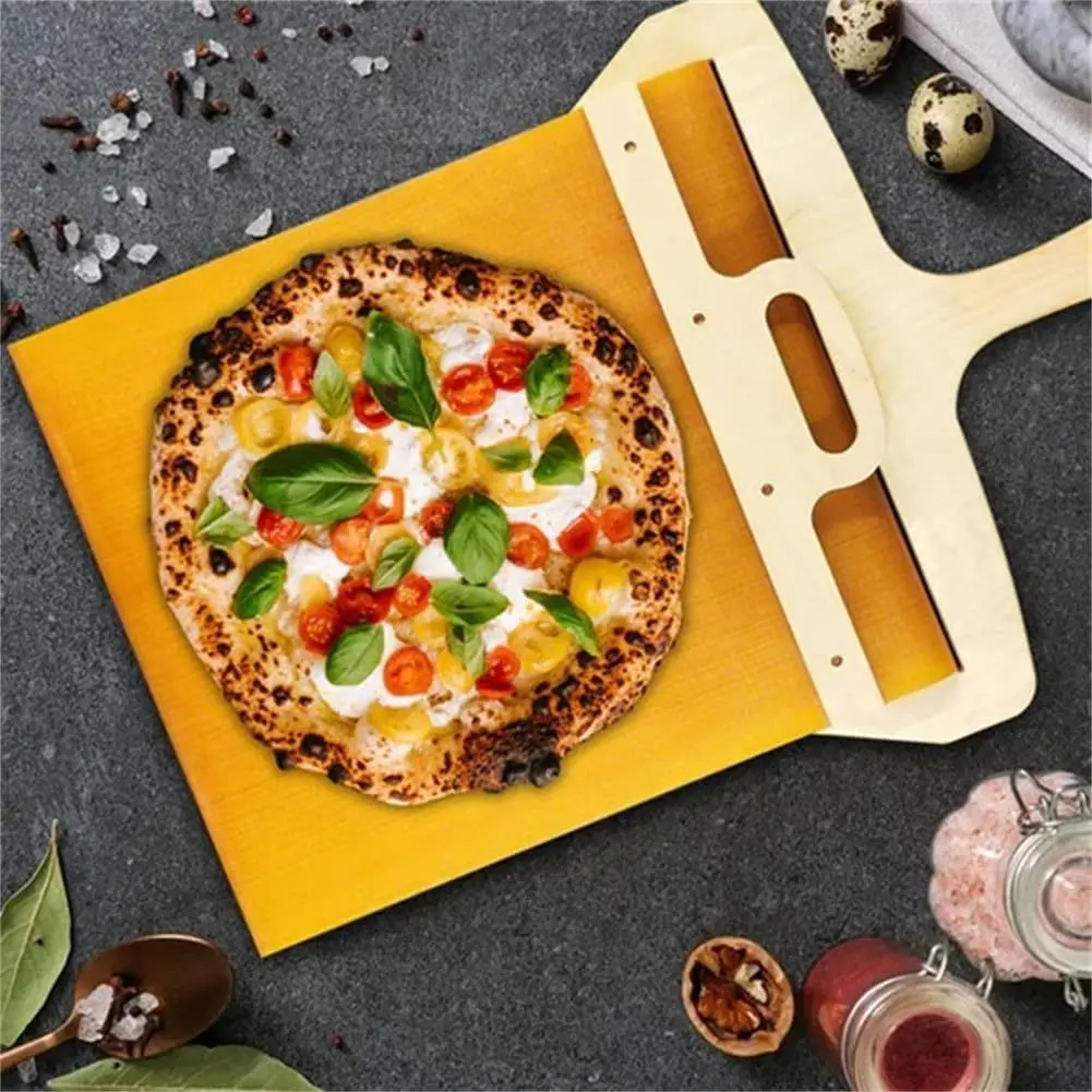 Kitchen Gadgets Sliding Pizza Shovel Non Stick Pizza Smooth Cutting Board Storage Transfer Board Kitchen Baking Tool - Image 10