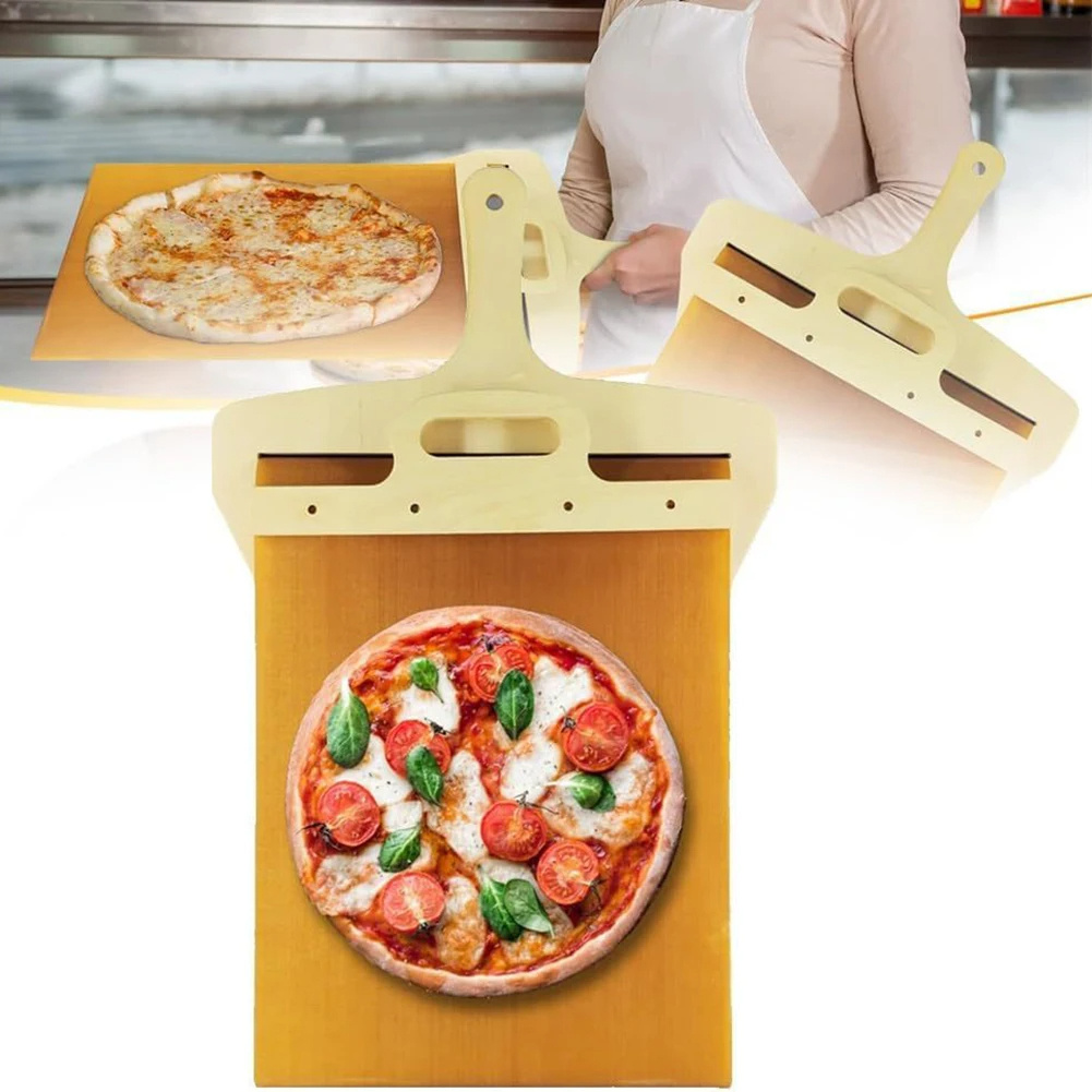 Kitchen Gadgets Sliding Pizza Shovel Non Stick Pizza Smooth Cutting Board Storage Transfer Board Kitchen Baking Tool - Image 6