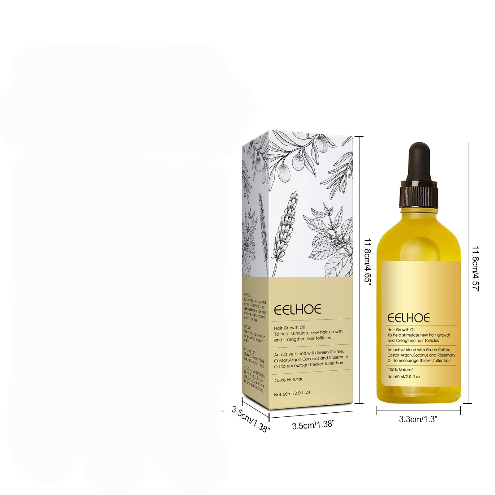 Rosemary Dense Hair Essential Oil Repair Damage Anti-drop Soft - Image 8