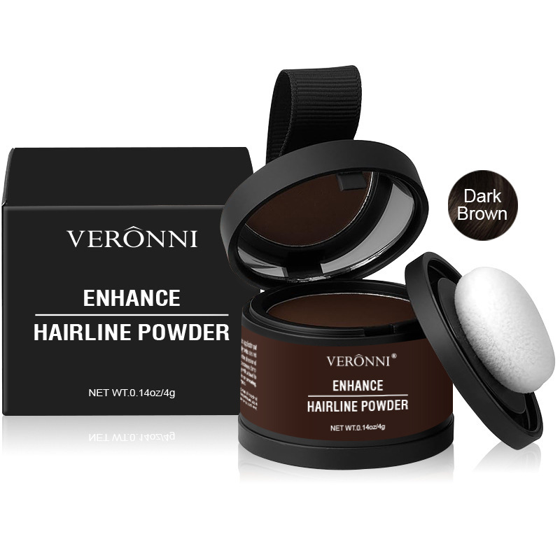 14 Color Hair Line Powder Black Root Up Natural Instant Waterproof Hairline Shadow Concealer Coverage Paint Repair Fill In Hair - Image 4